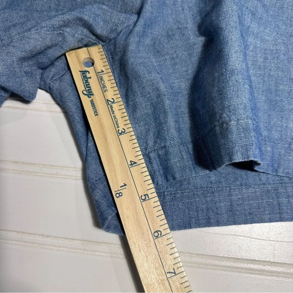 J Crew NWOT blue chambray shorts women’s 6